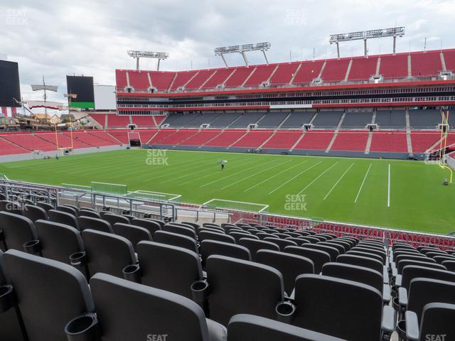 Seating view for Raymond James Stadium Section 214