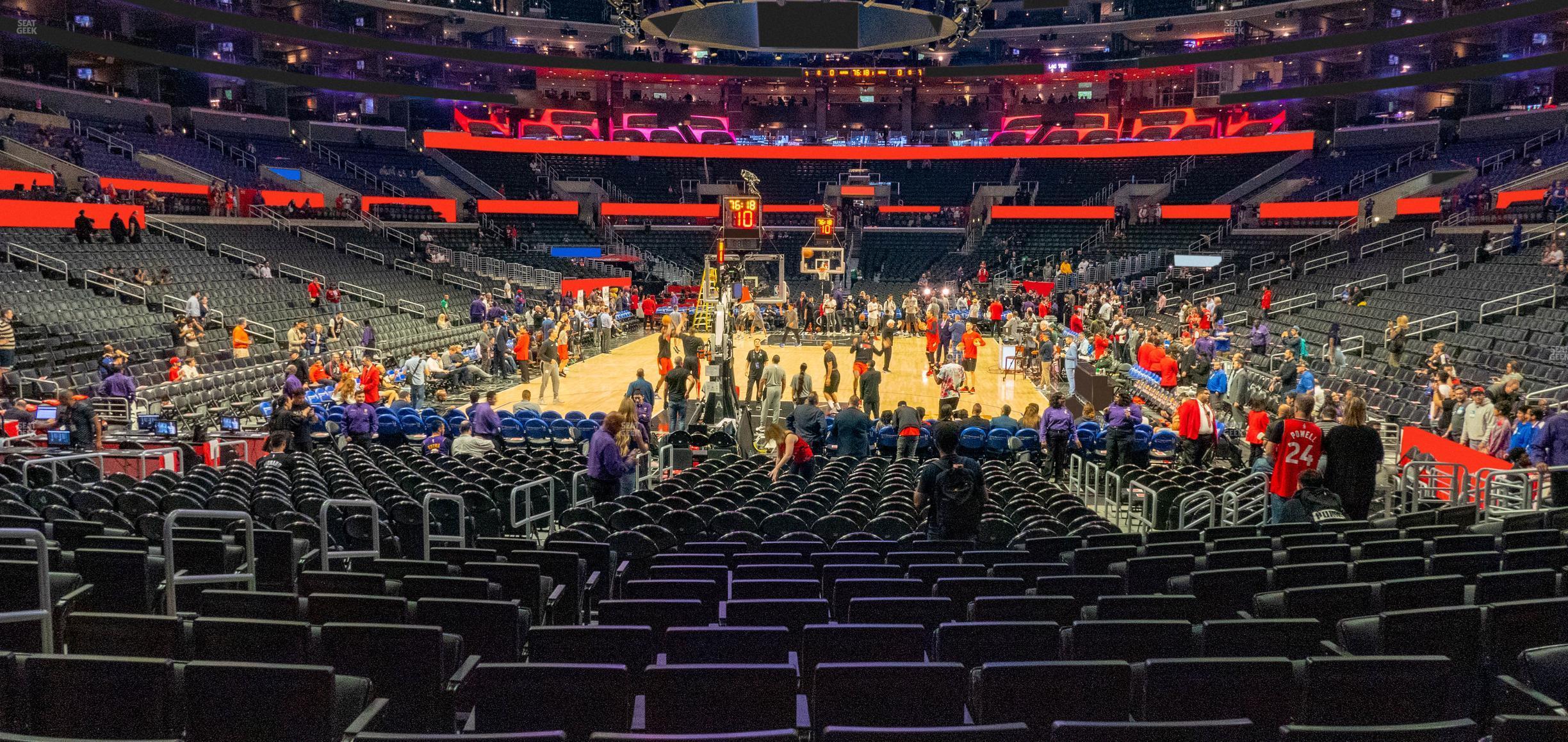 Seating view for Crypto.com Arena Section 106