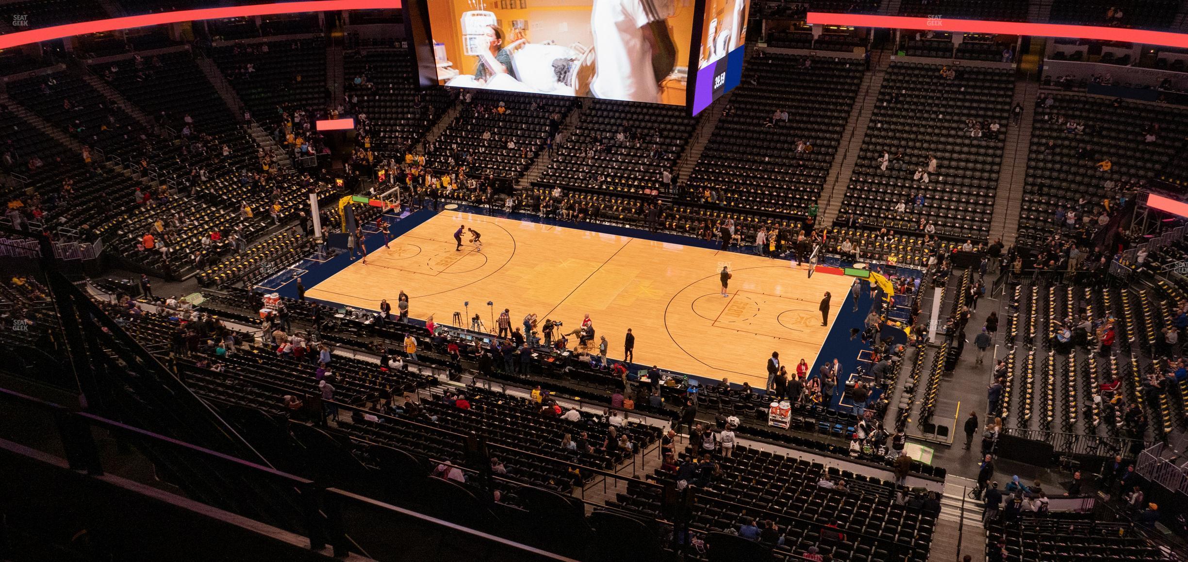 Seating view for Ball Arena Section 378