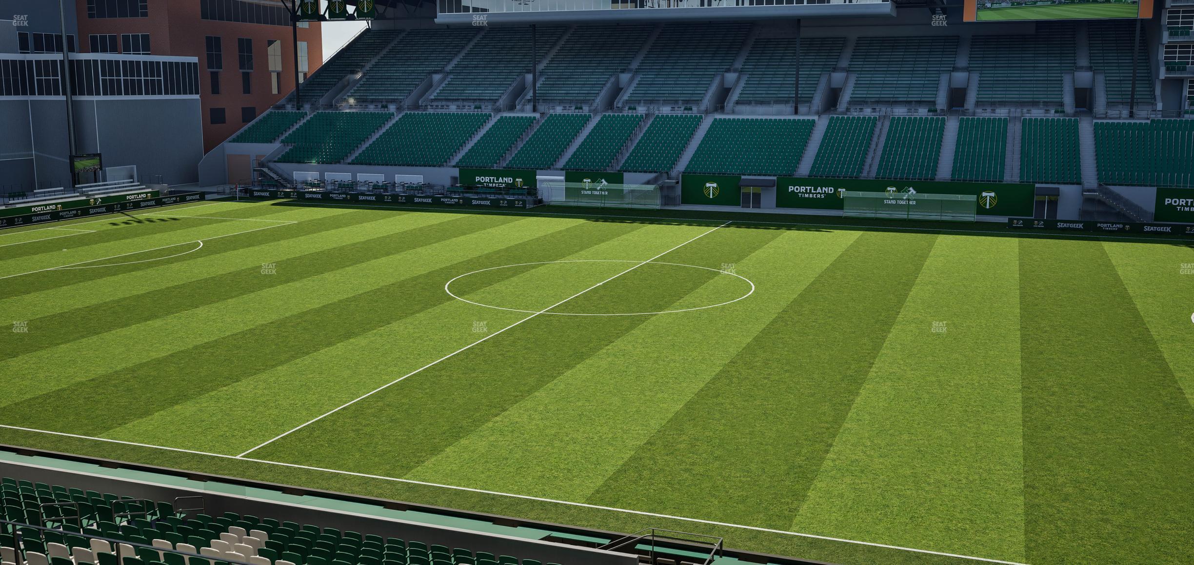 Seating view for Providence Park Section 98