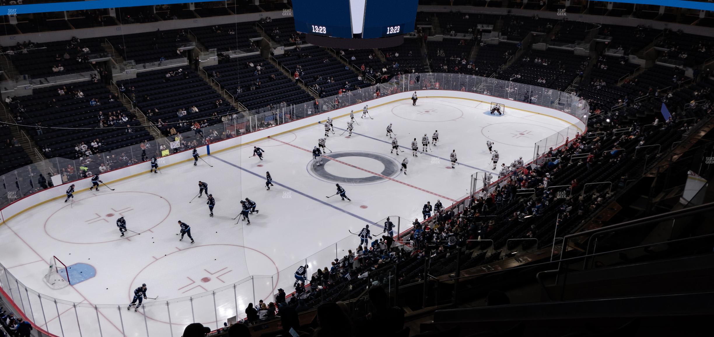 Seating view for Canada Life Centre Section 324