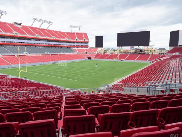 Seating view for Raymond James Stadium Section 227