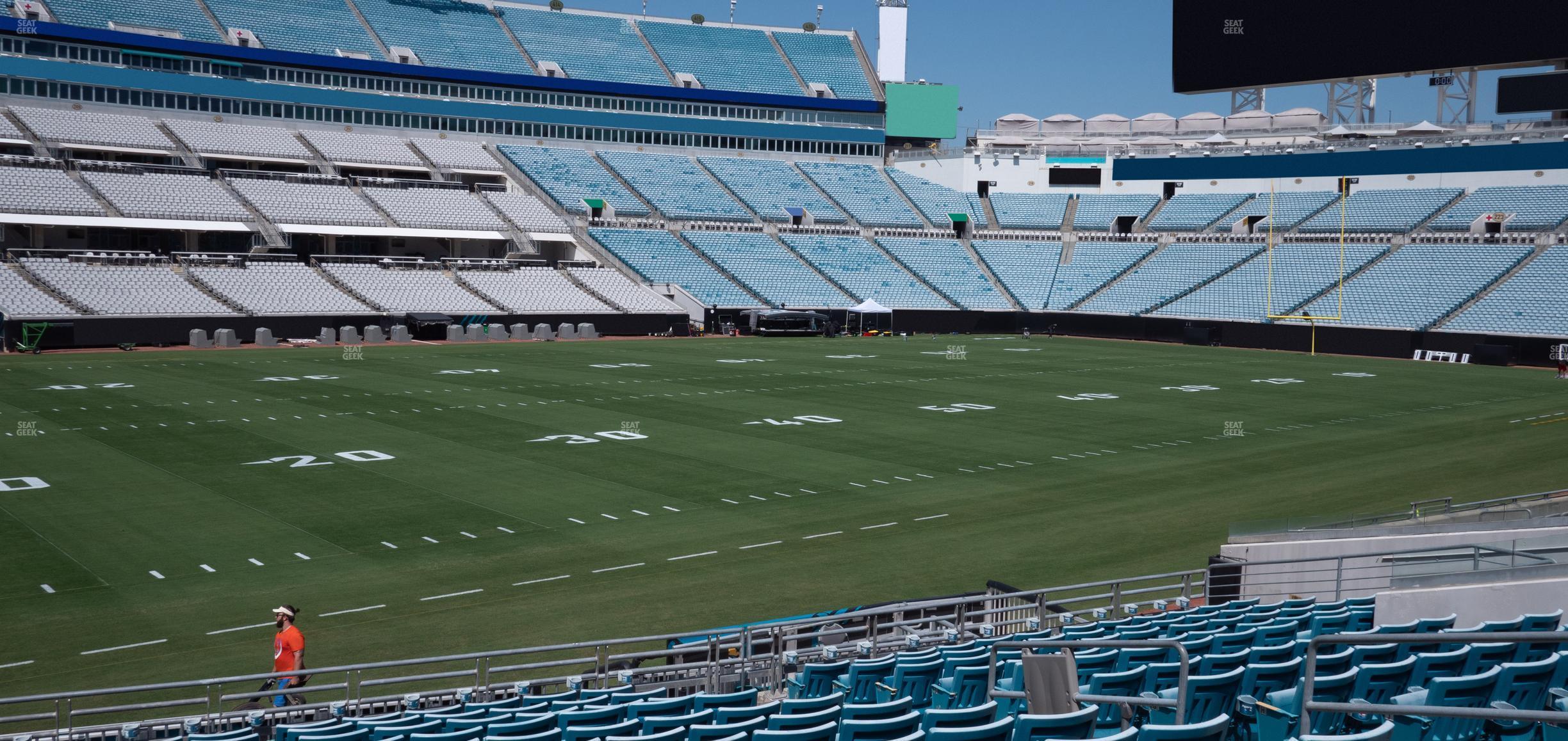 Seating view for EverBank Stadium Section 141