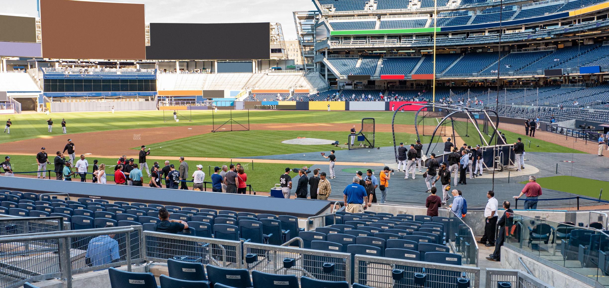 Seating view for Yankee Stadium Section Field Mvp 122