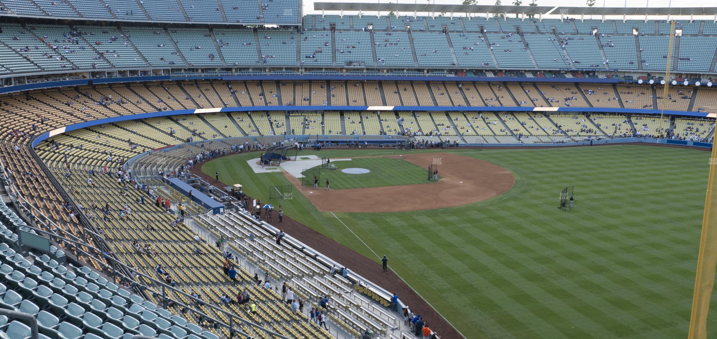 Seating view for Dodger Stadium Section 52 Rs