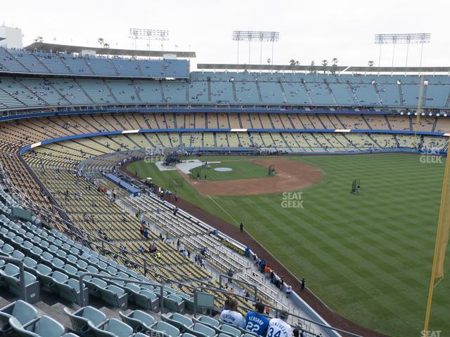 Seating view for Dodger Stadium Section 52 Rs