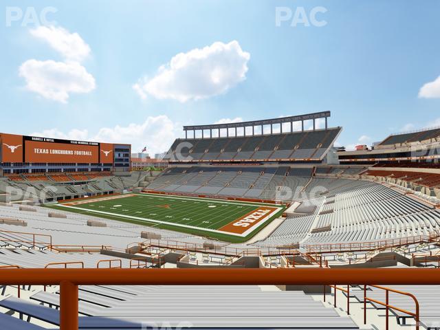 Seating view for Darrell K Royal - Texas Memorial Stadium Section 22