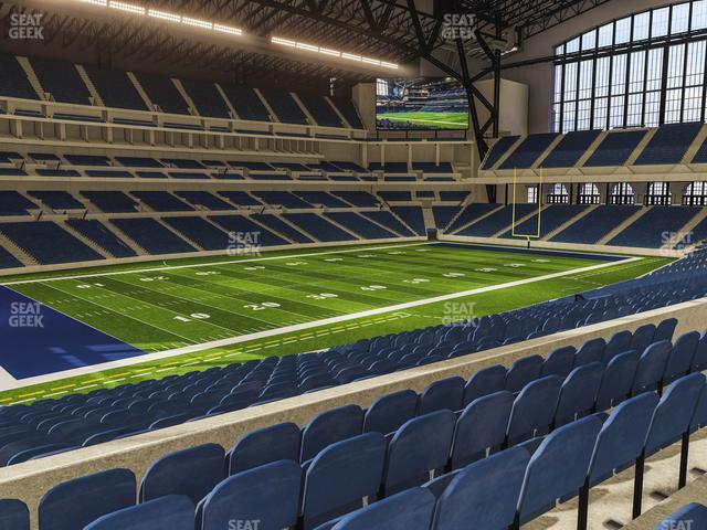 Seating view for Lucas Oil Stadium Section 218