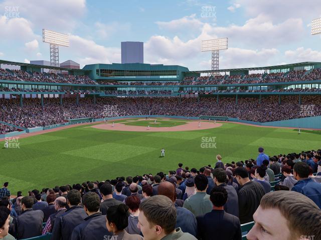 Seating view for Fenway Park Section Bleacher 37