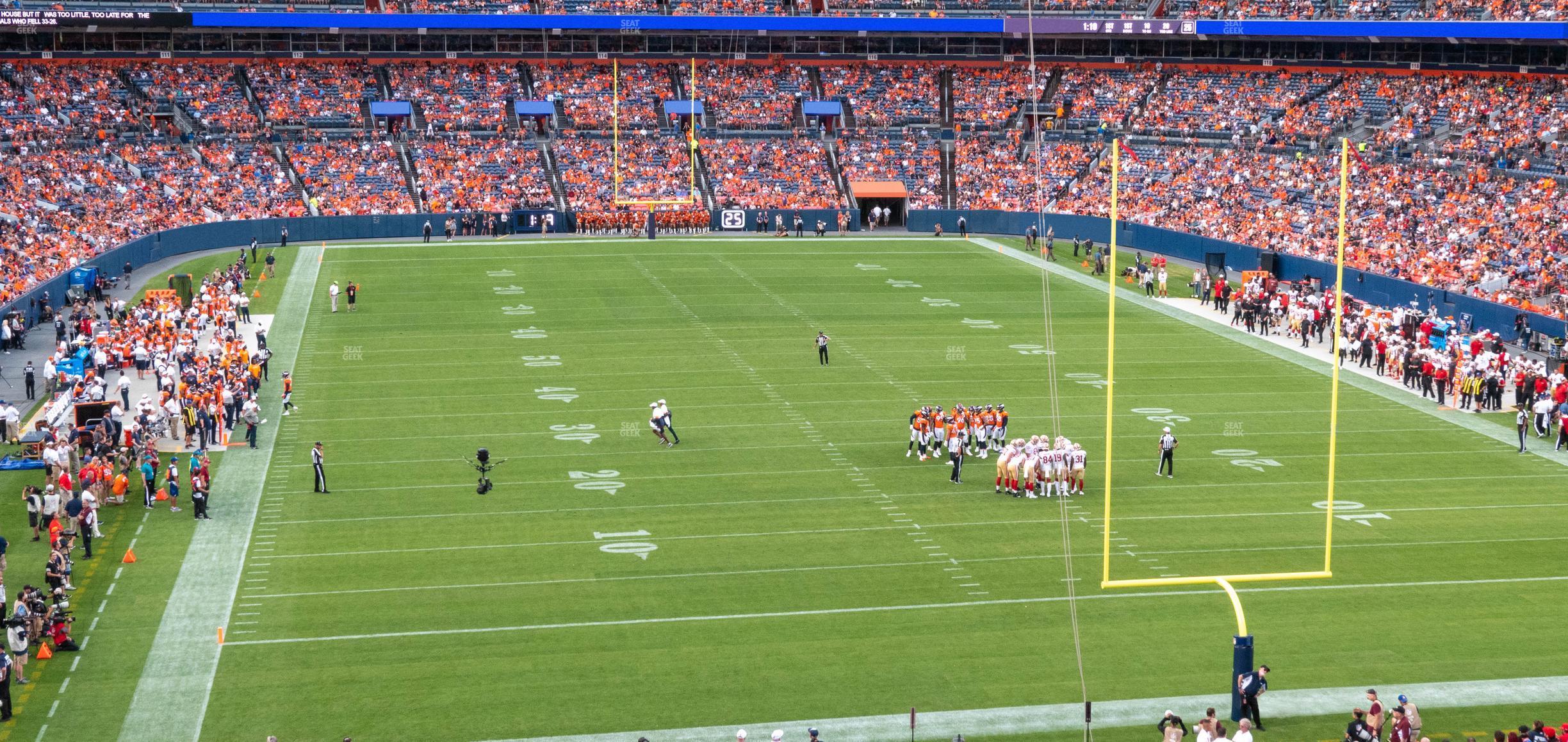 Seating view for Empower Field at Mile High Section 234