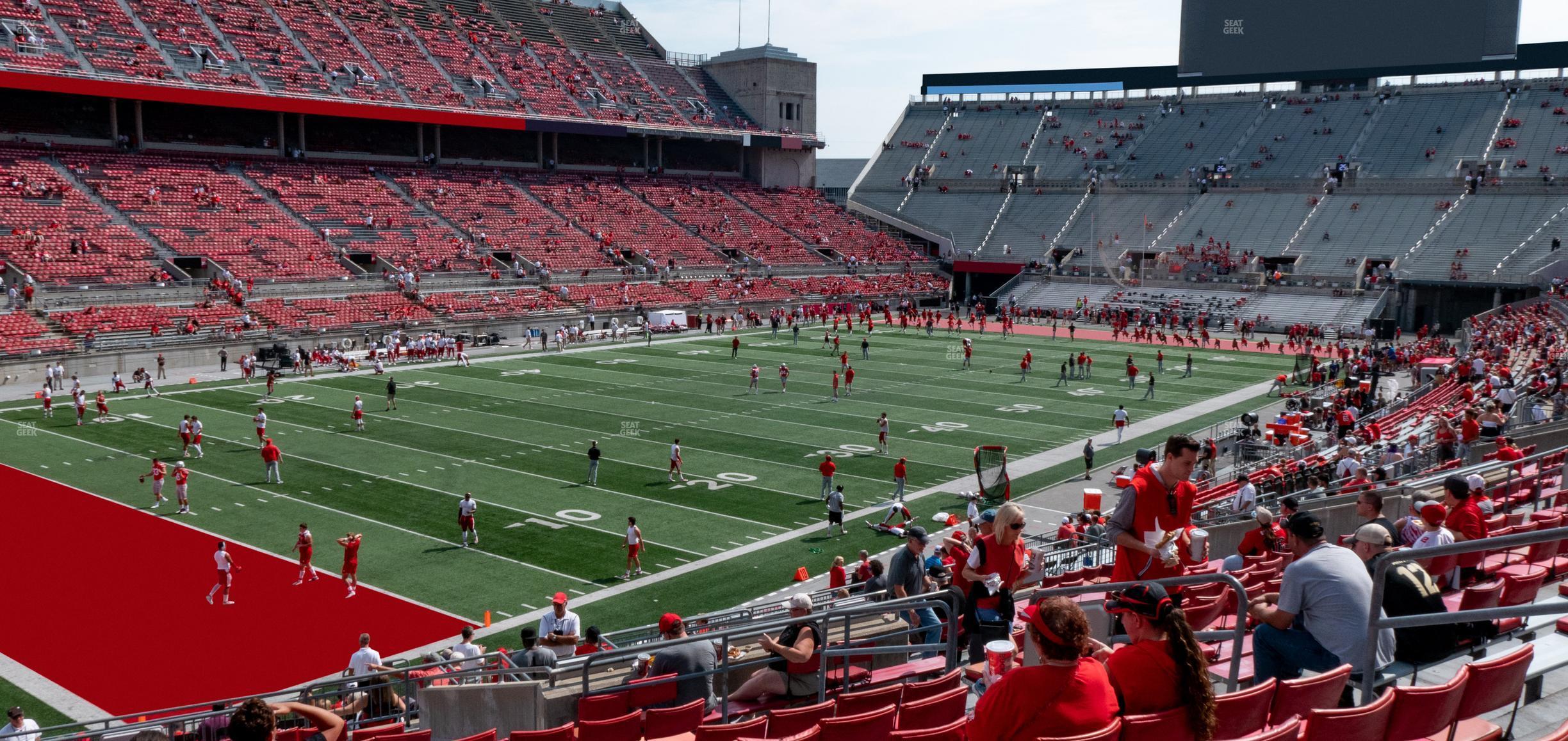 Seating view for Ohio Stadium Section 11 A