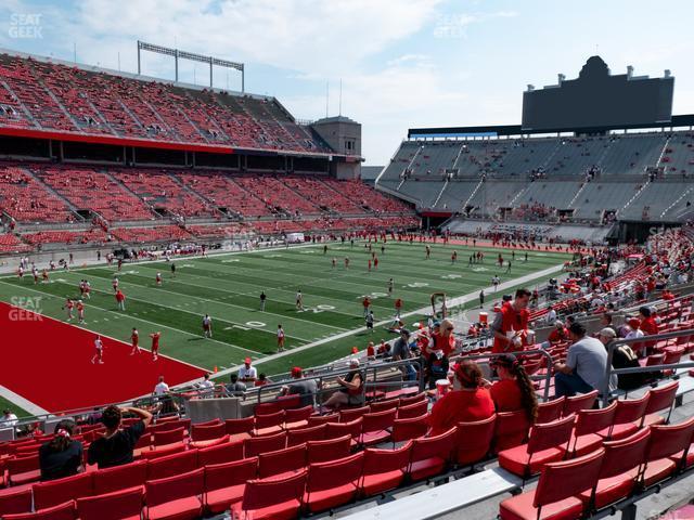 Seating view for Ohio Stadium Section 11 A