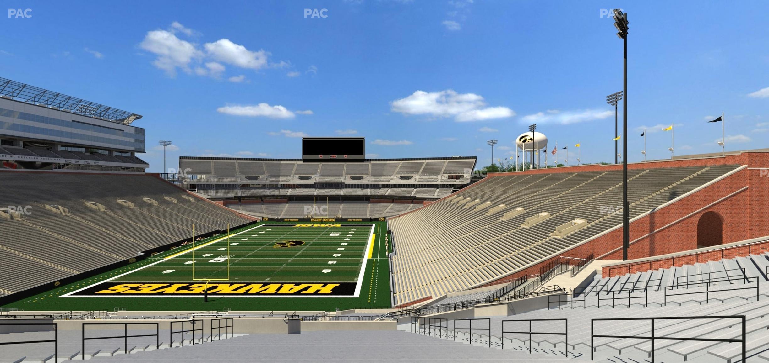 Seating view for Kinnick Stadium Section 214