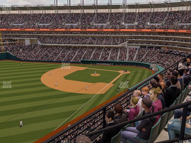 Seating view for Progressive Field Section 478