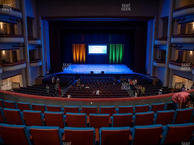 Seating view for Belk Theater at Blumenthal Performing Arts Center Section Grand Tier Center