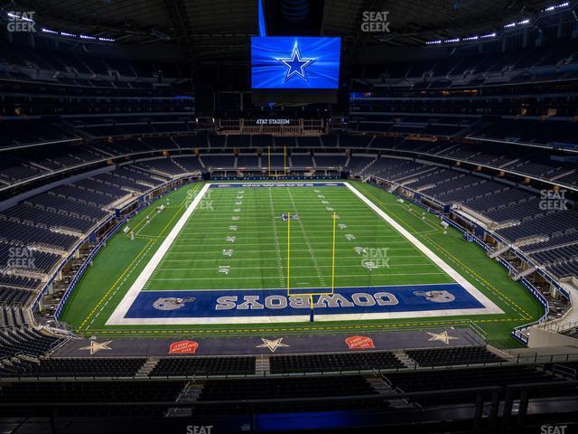 Seating view for AT&T Stadium Section 348