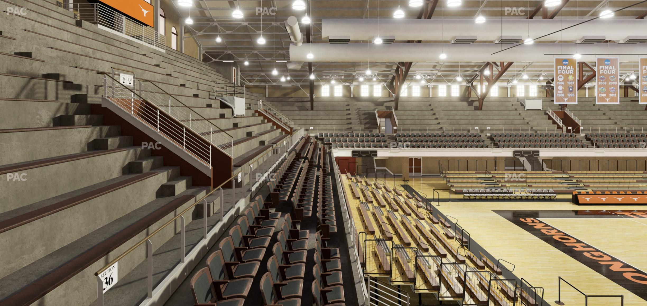 Seating view for Gregory Gym Section Bench 135