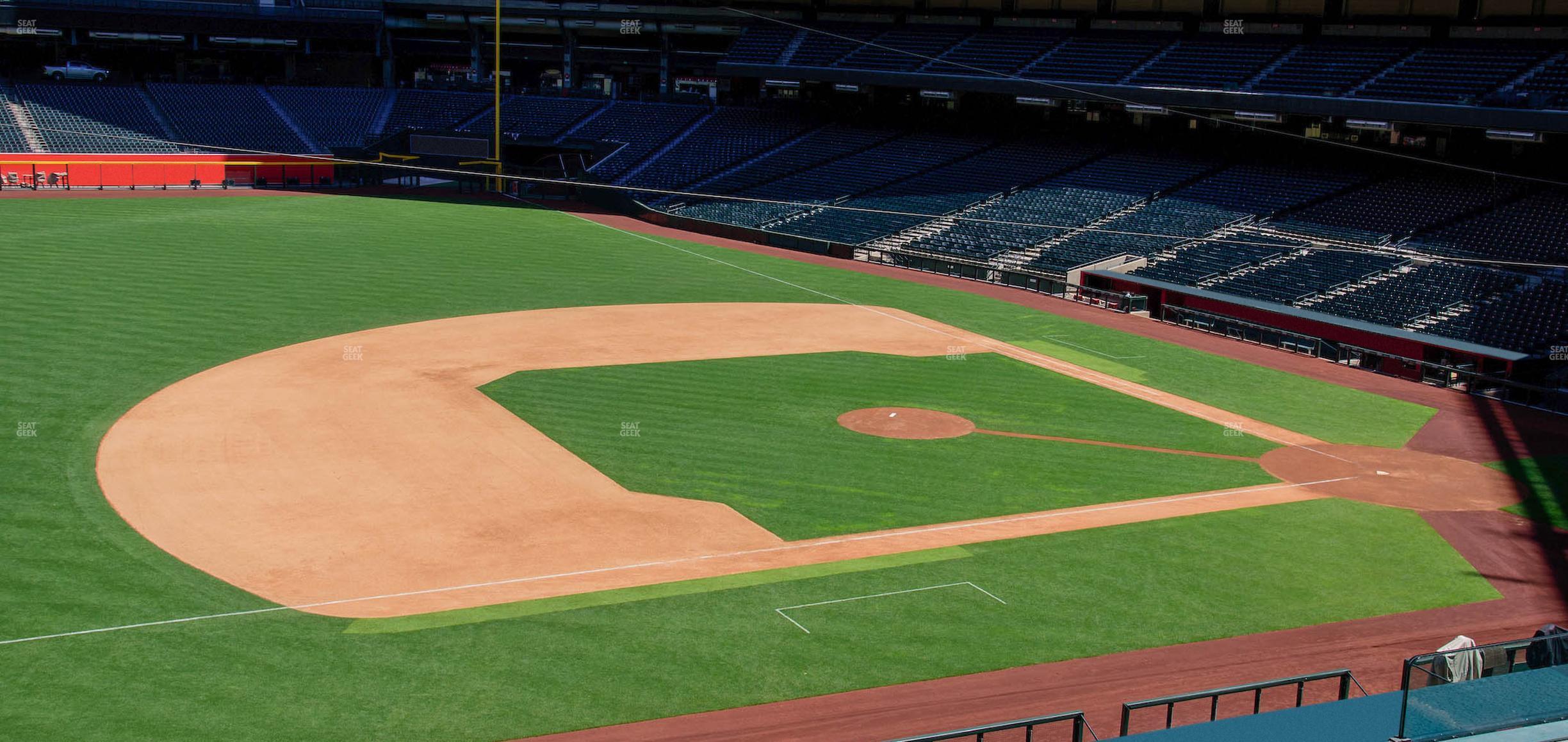 Seating view for Chase Field Section 214