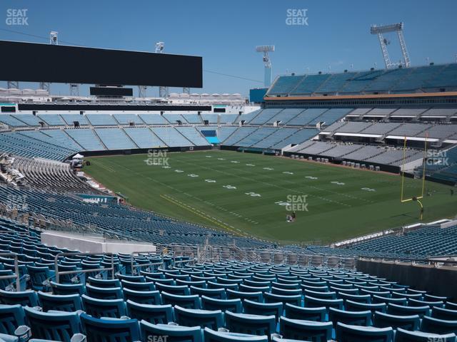 Seating view for EverBank Stadium Section 201