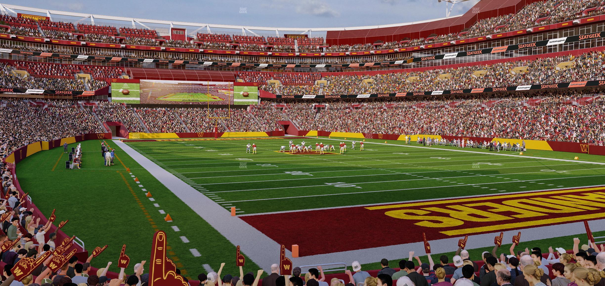 Seating view for Northwest Stadium Section 135