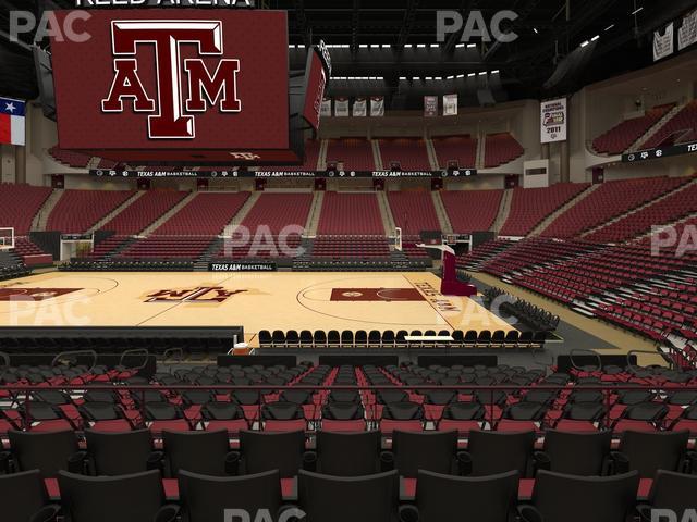 Seating view for Reed Arena Section 120