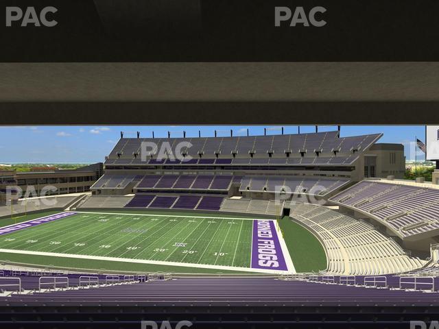 Seating view for Amon G. Carter Stadium Section 231