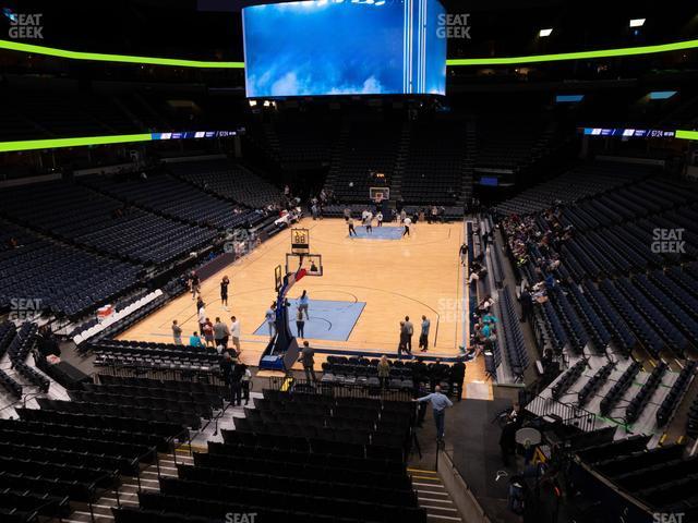 Seating view for FedExForum Section 110 A