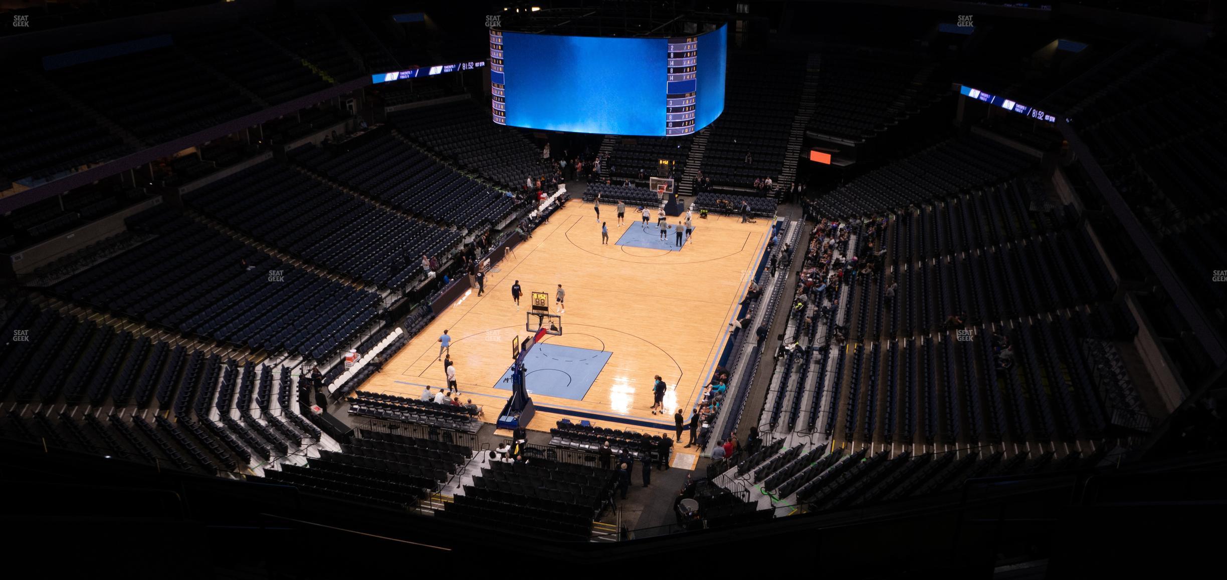 Seating view for FedExForum Section 218