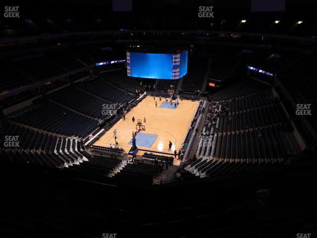 Seating view for FedExForum Section 218