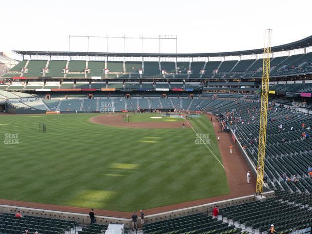 Seating view for Oriole Park at Camden Yards Section 280