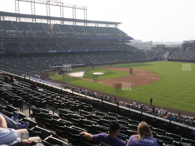 Seating view for Coors Field Section 217