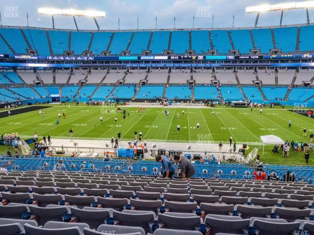 Seating view for Bank of America Stadium Section 343