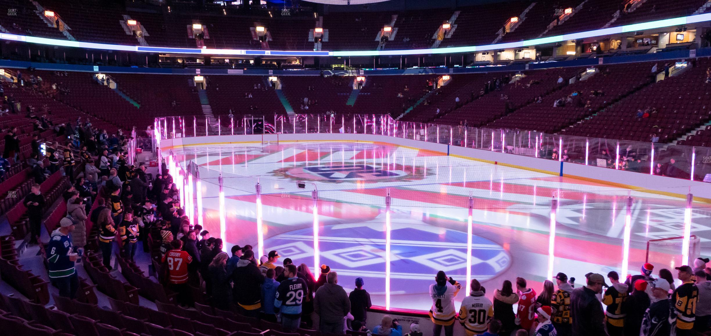 Seating view for Rogers Arena Section 113