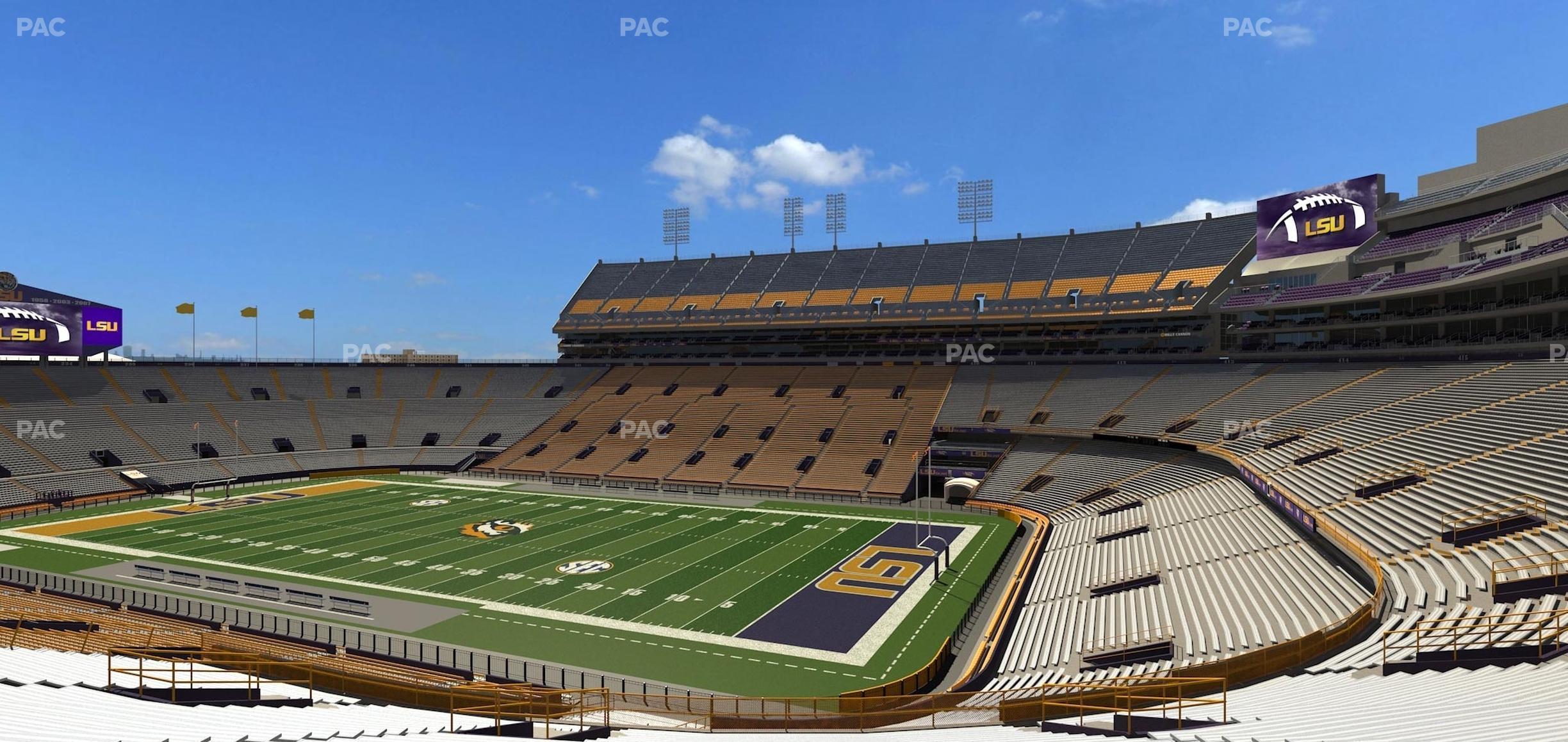 Seating view for Tiger Stadium Section 422