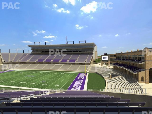 Seating view for Amon G. Carter Stadium Section 201