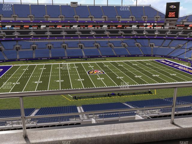 Seating view for M&T Bank Stadium Section Suite 415