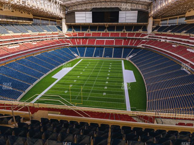 Seating view for NRG Stadium Section 646