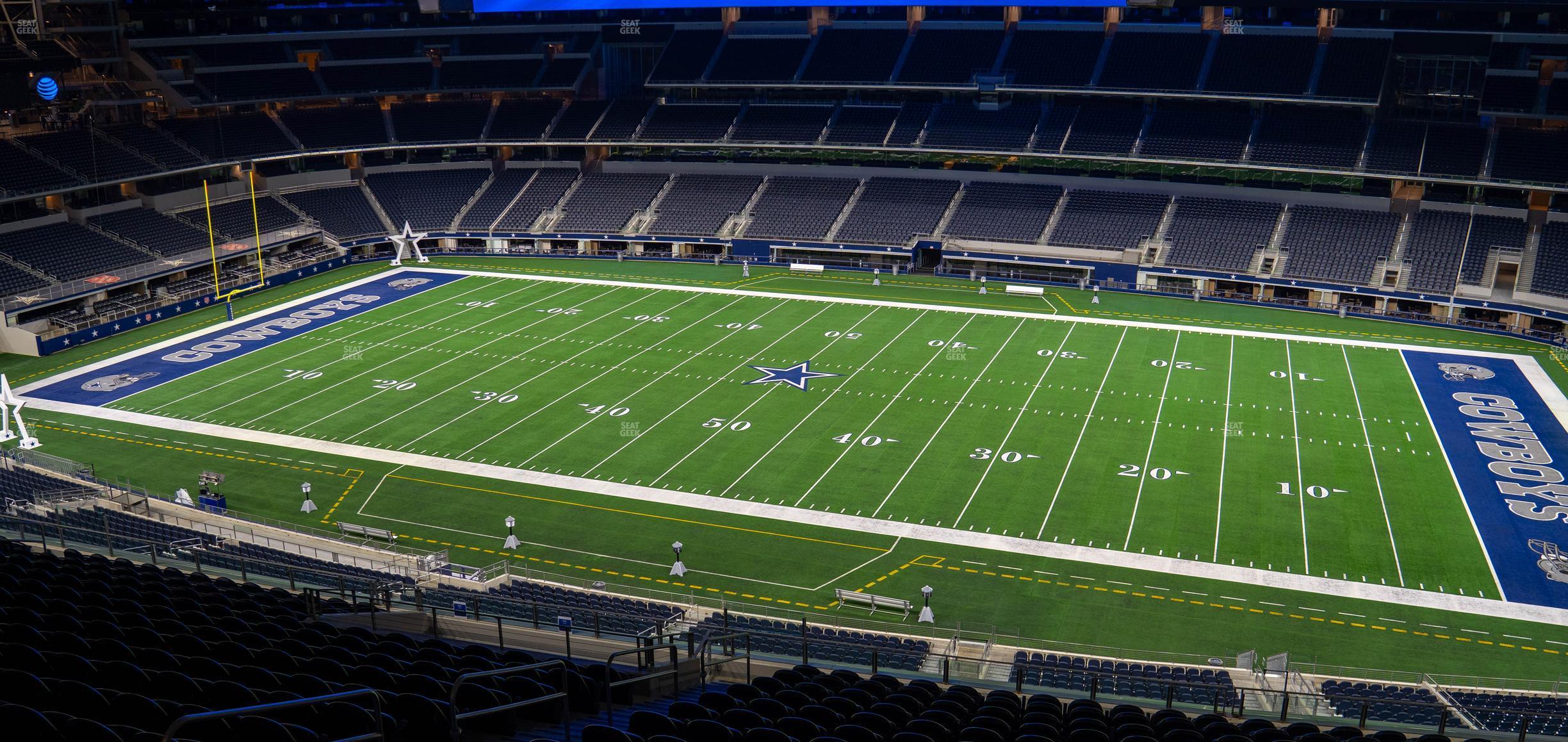 Seating view for AT&T Stadium Section Silver Suite 484