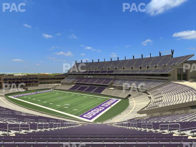 Seating view for Amon G. Carter Stadium Section 228