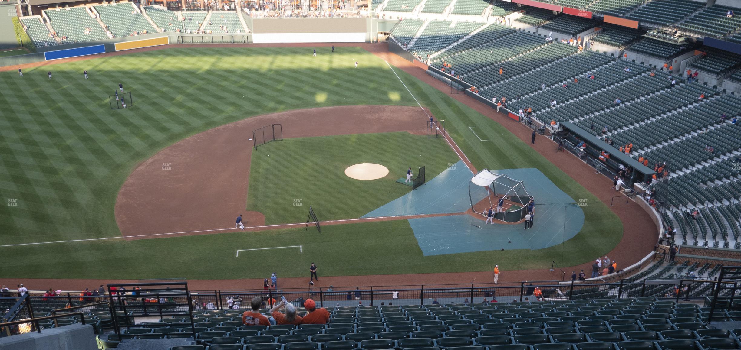 Seating view for Oriole Park at Camden Yards Section 352