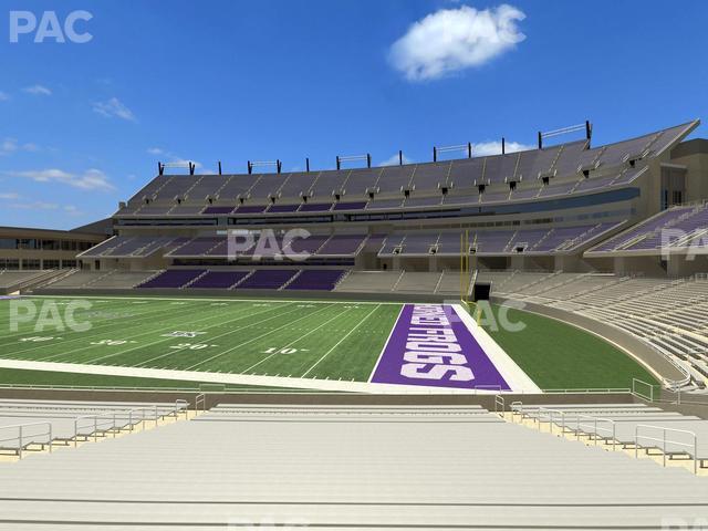 Seating view for Amon G. Carter Stadium Section 121