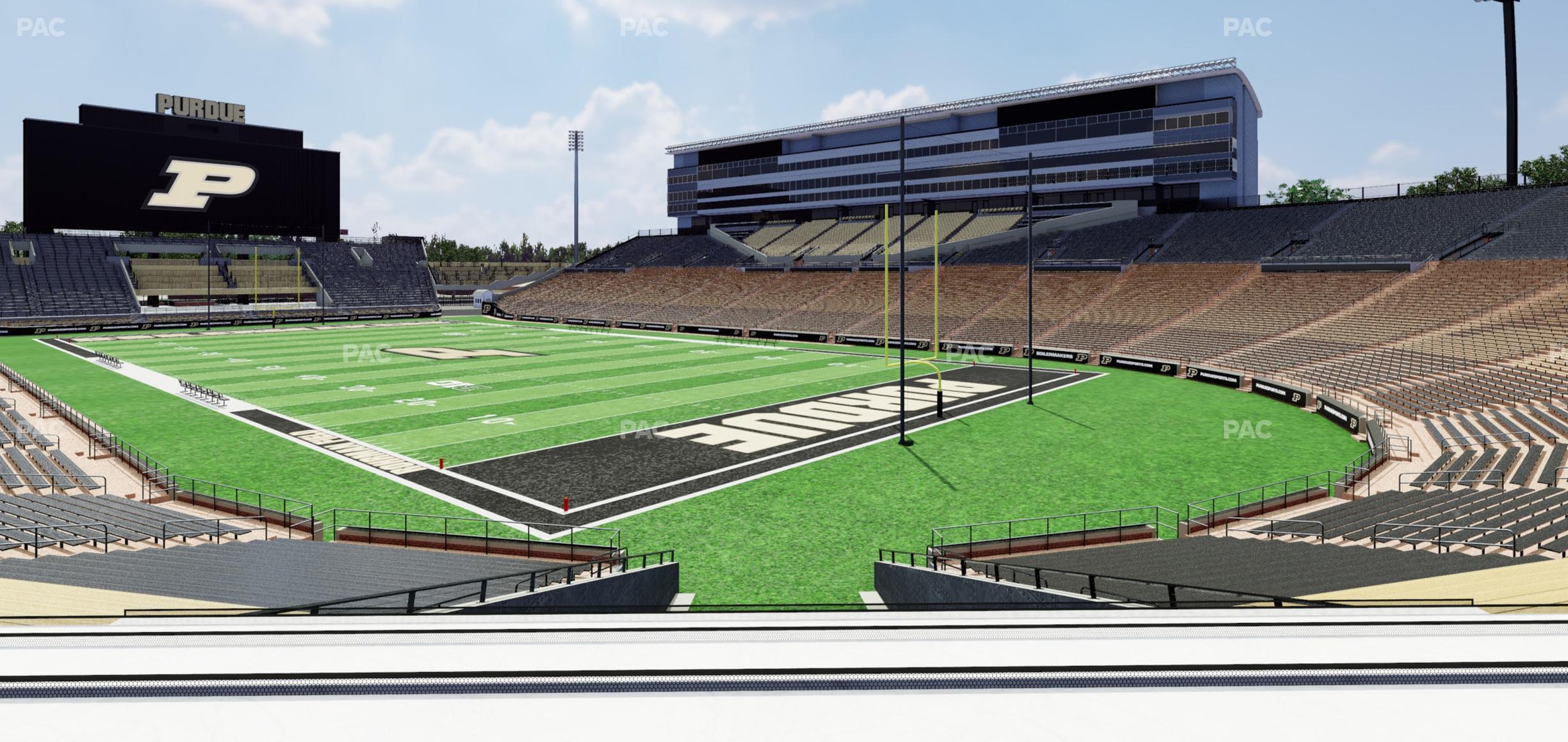 Seating view for Ross Ade Stadium Section The Rail Yard