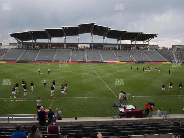 Seating view for Dick's Sporting Goods Park Section 129