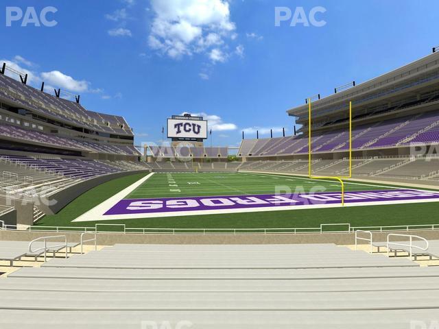 Seating view for Amon G. Carter Stadium Section 135