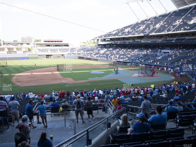 Seating view for Kauffman Stadium Section 219