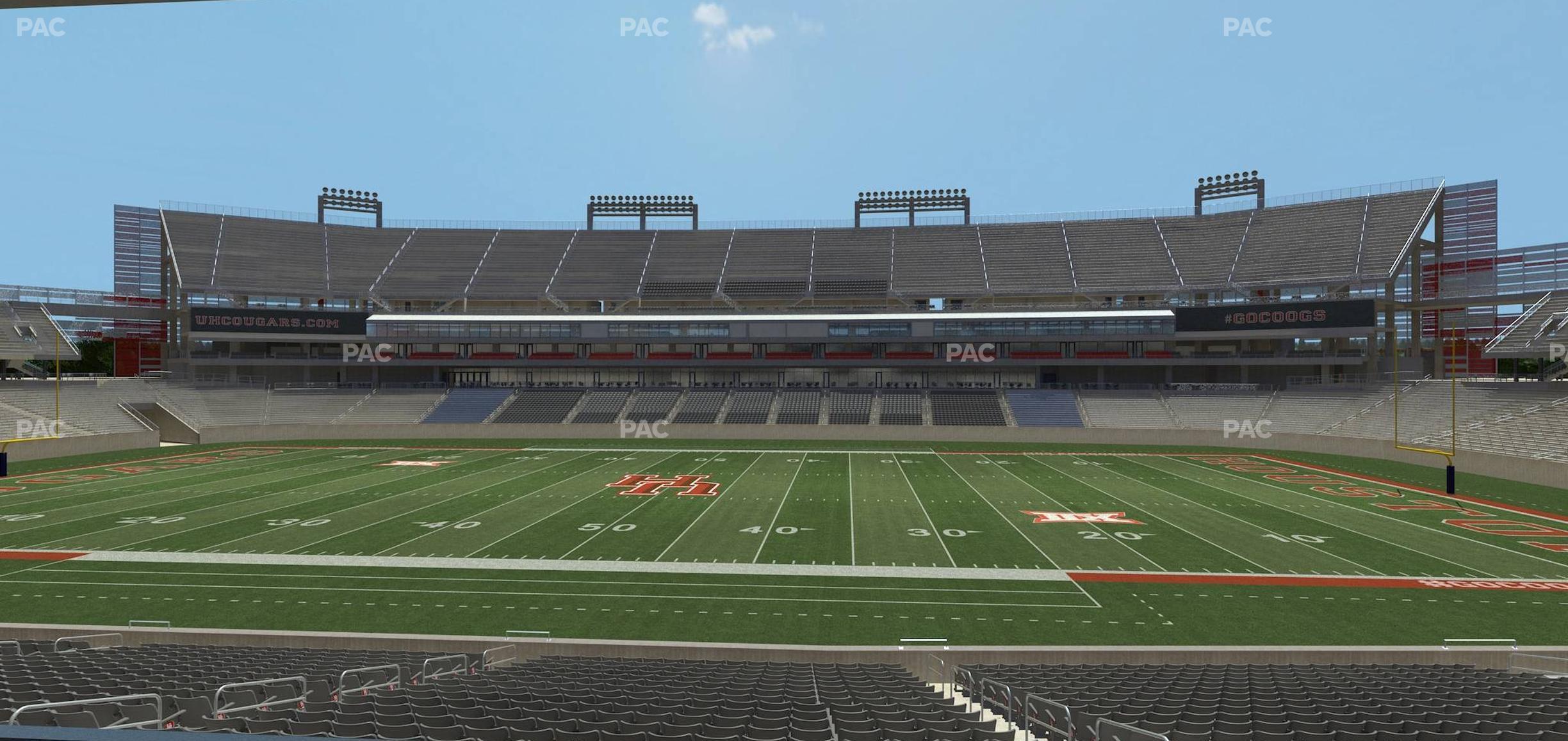 Seating view for TDECU Stadium Section 128