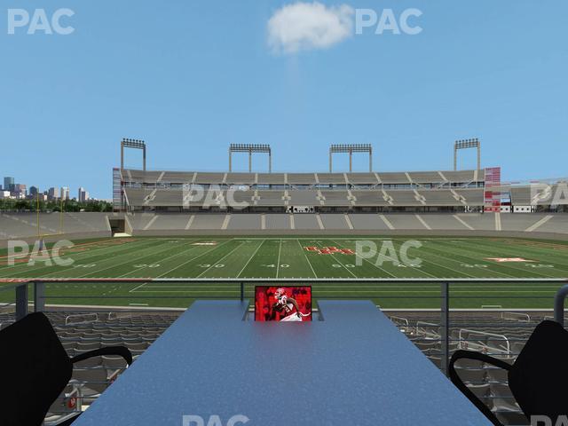 Seating view for TDECU Stadium Section Loge Box 16