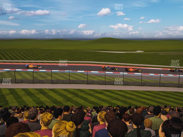 Seating view for Circuit of The Americas Section Turn 9 Bleachers 8