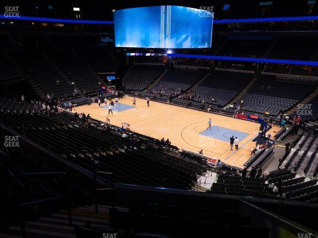 Seating view for FedExForum Section Pinnacle Club 7