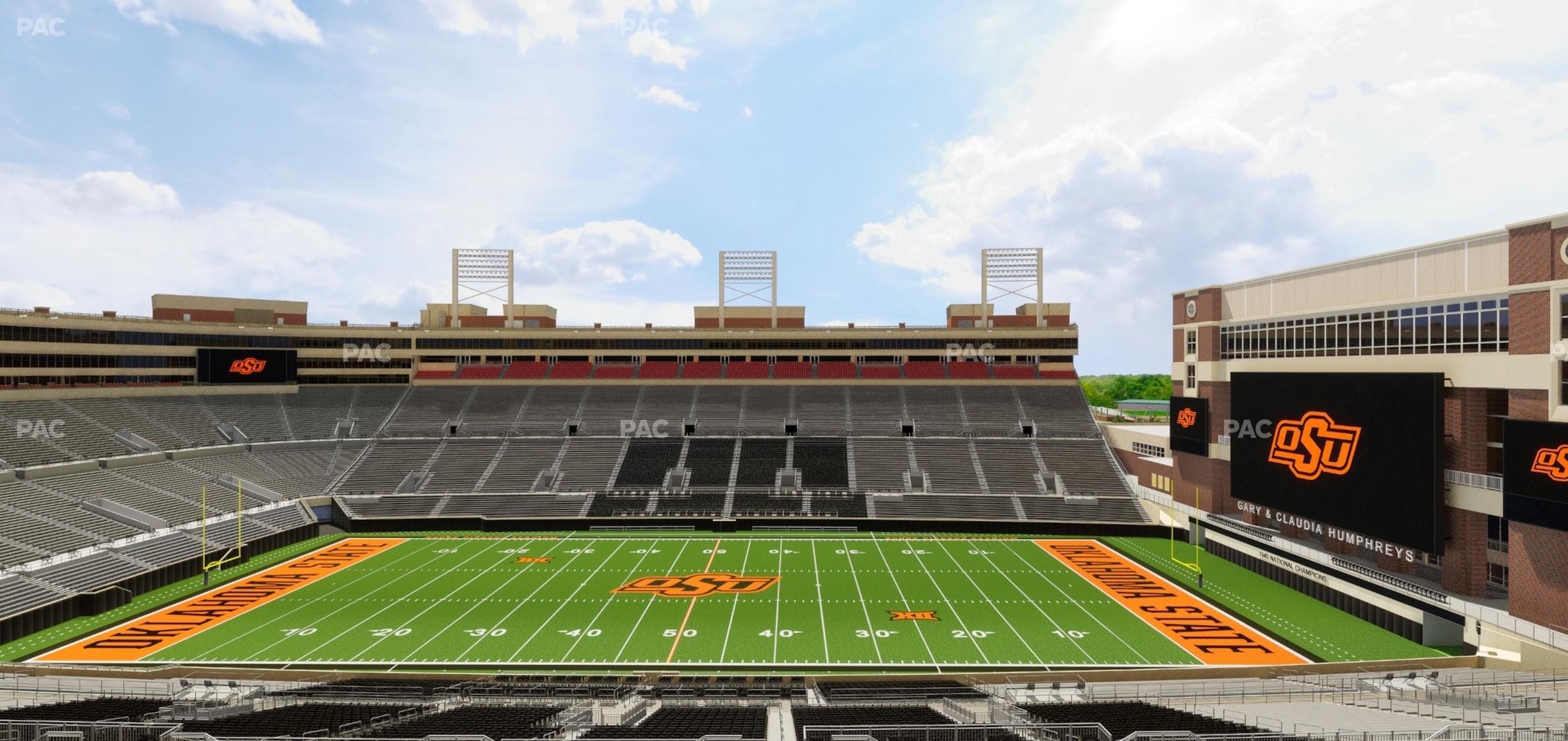 Seating view for Boone Pickens Stadium Section Club 507